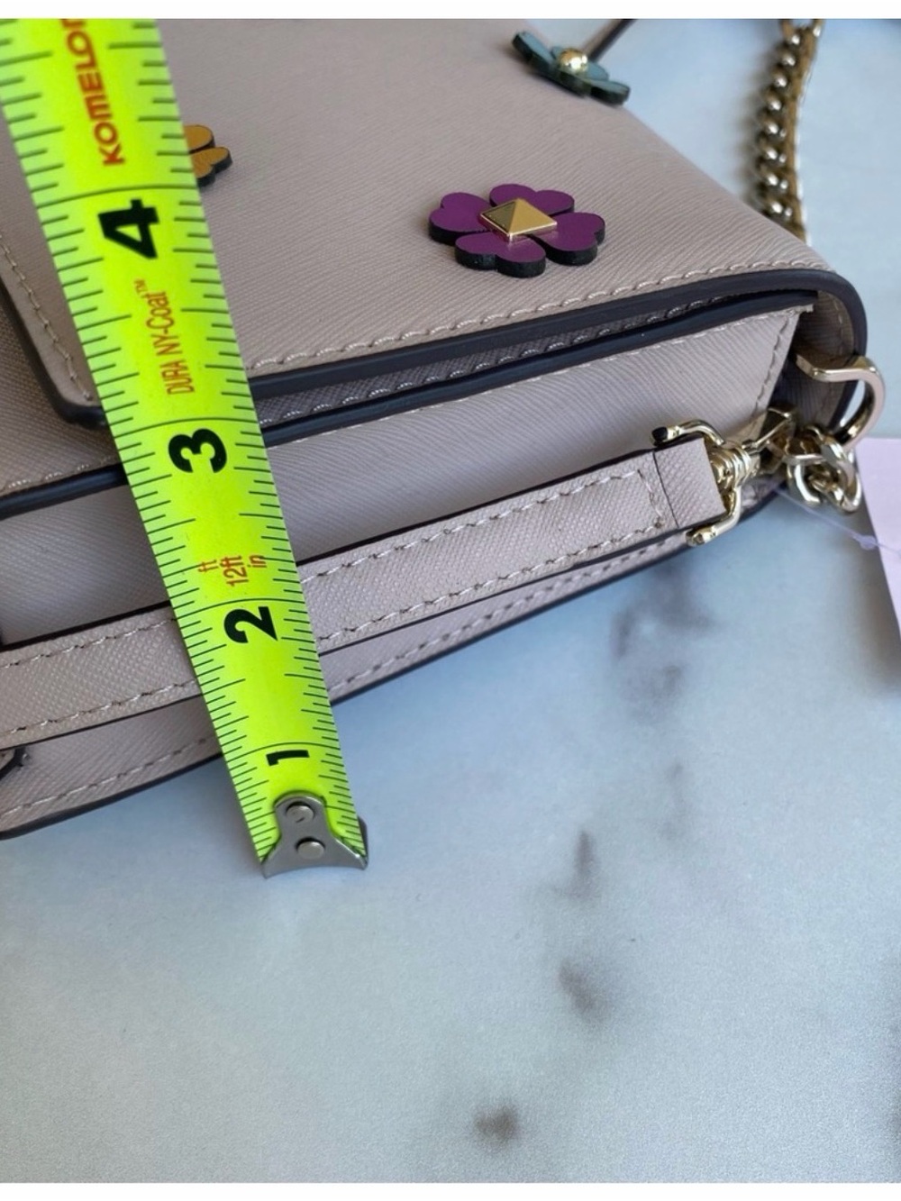Kate Spade Cameron Spade Flower Applique Crossbody Bag - Picture 4 of 8